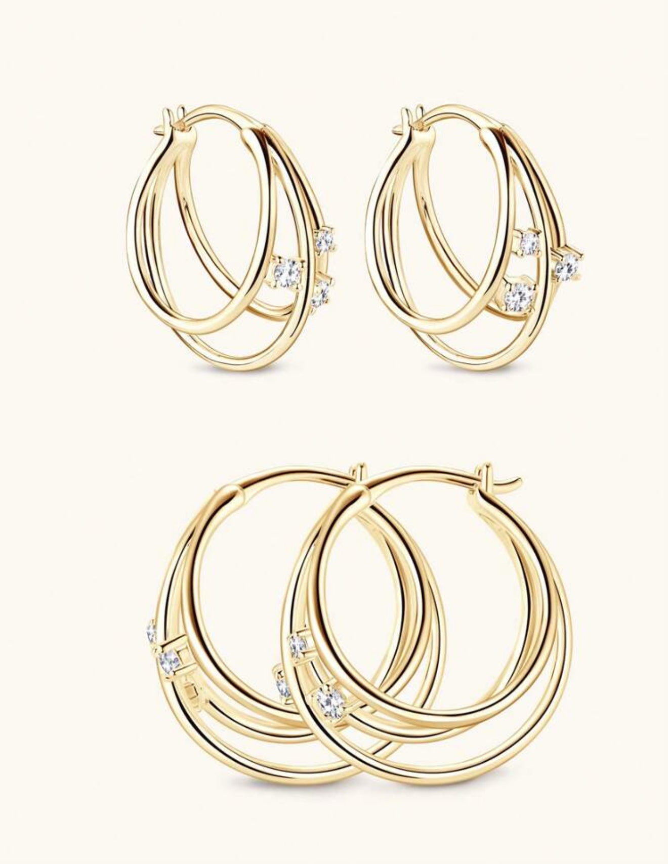 Trio earrings