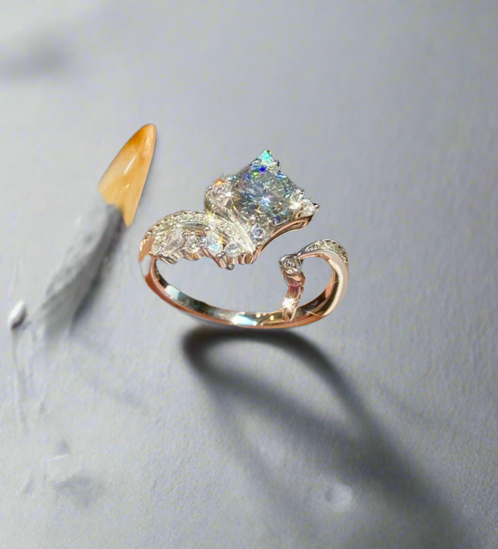 Shooting star ring