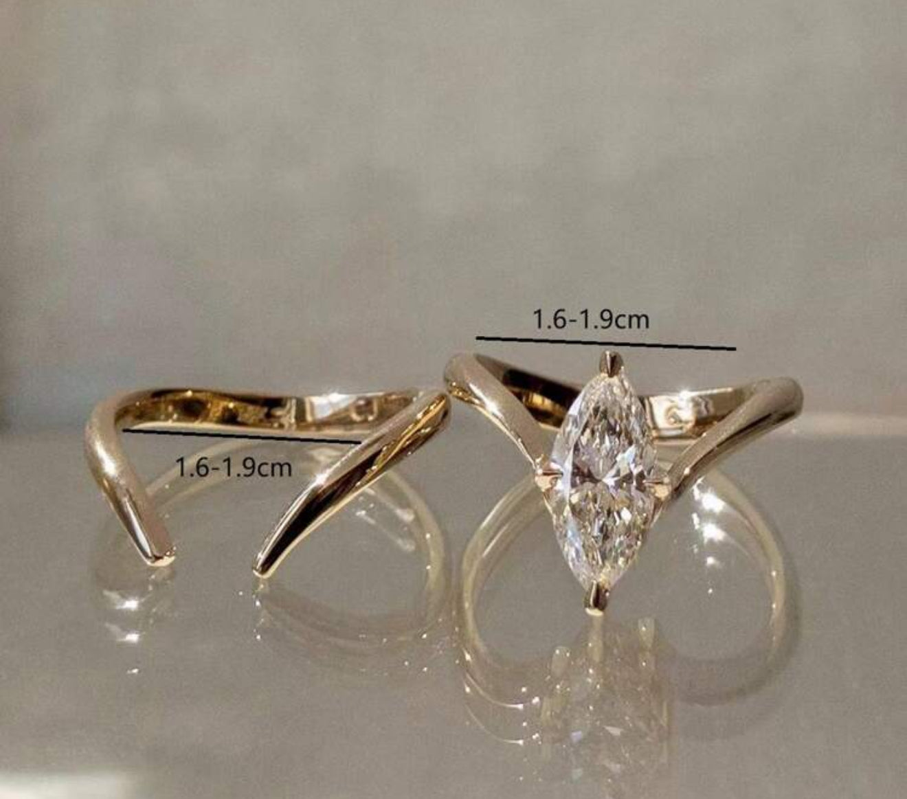 Marquise ring