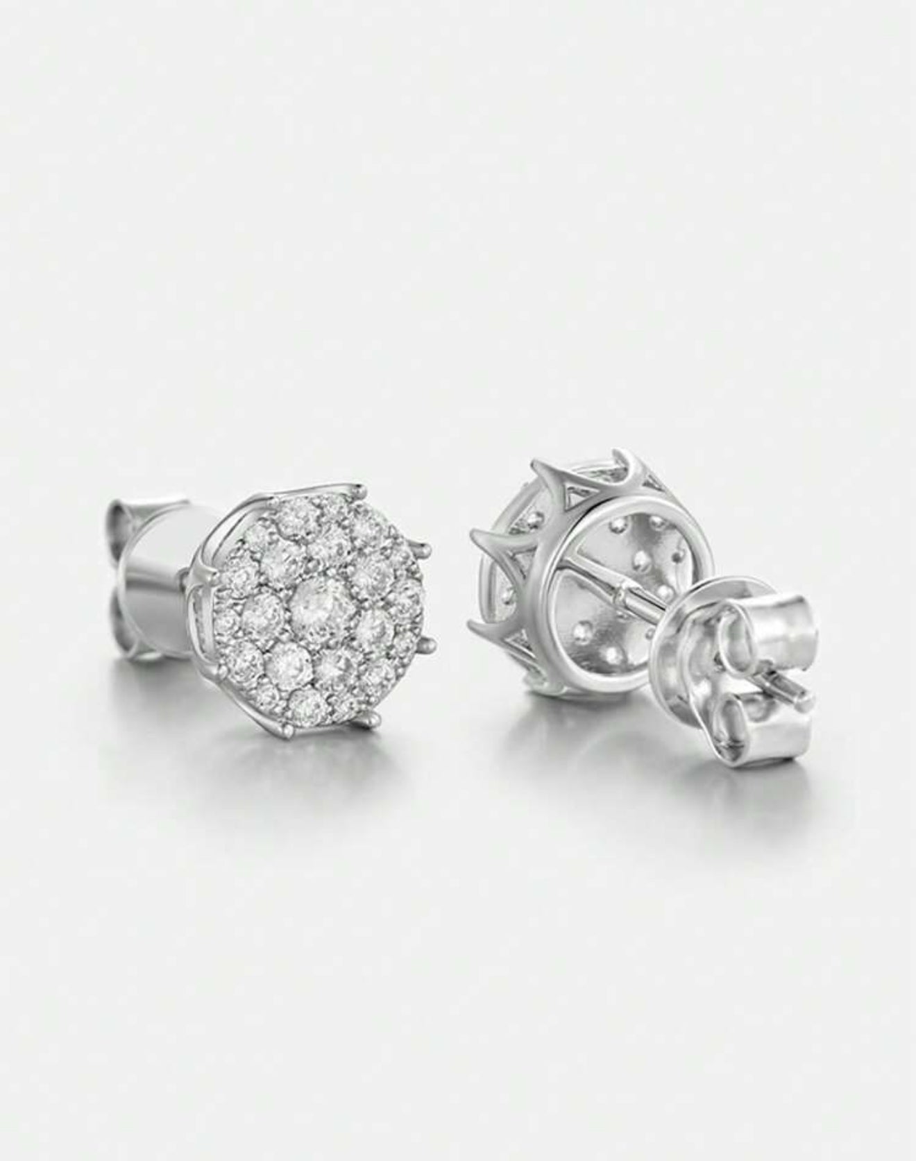 White earring