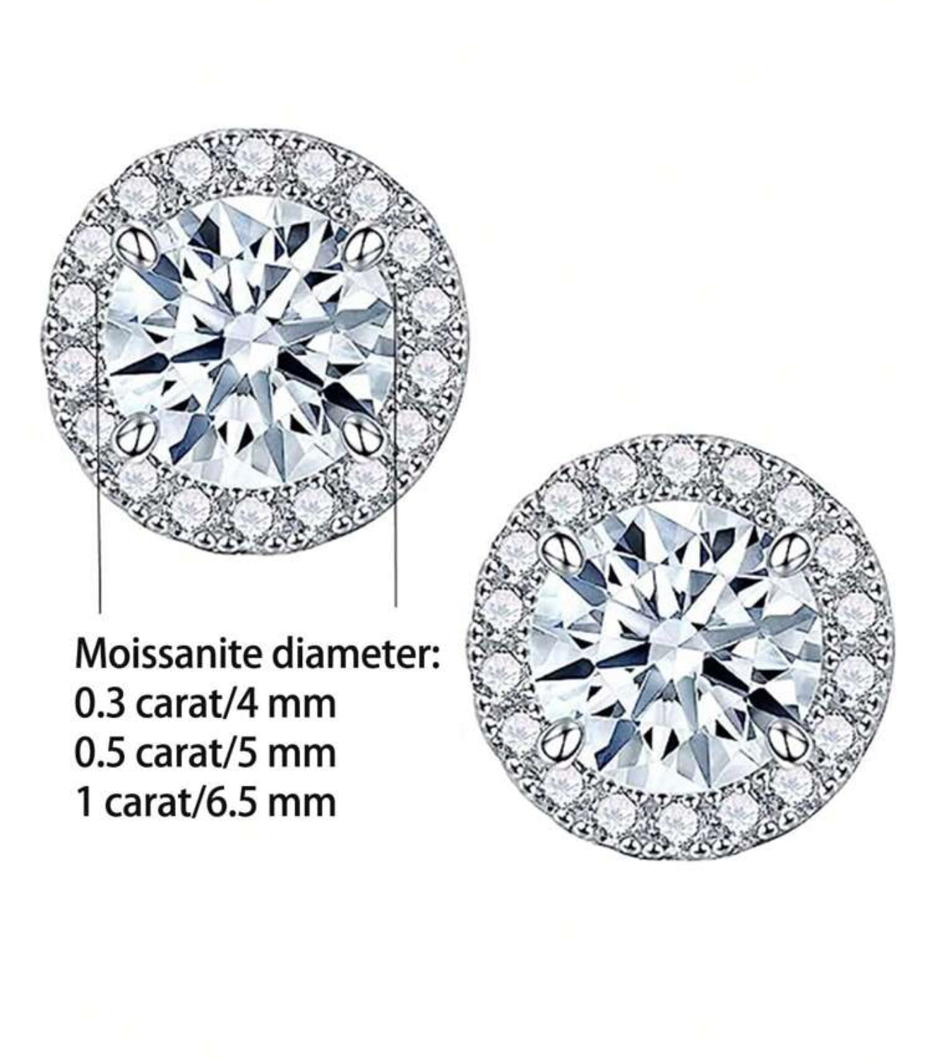 Stud earrings