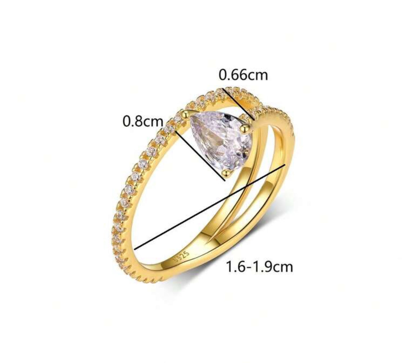 Rain drop ring