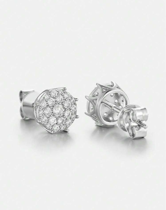 White earring
